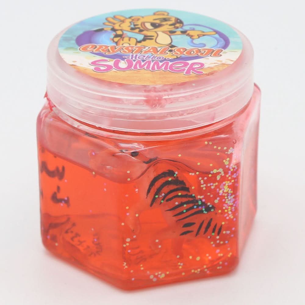 Hello Summer Crystal Slime-Red, Kids, Clay And Slime, Chase Value, Chase Value