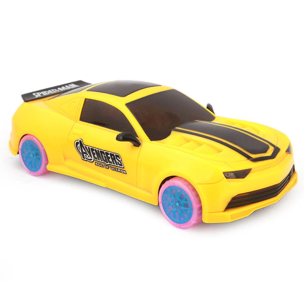 Avengers Sports Car - Yellow, Kids, Non-Remote Control, Chase Value, Chase Value