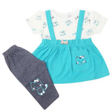 Newborn Baby Girls Suit - Steel Green, Kids, Newborn Girls Sets And Suits, Chase Value, Chase Value