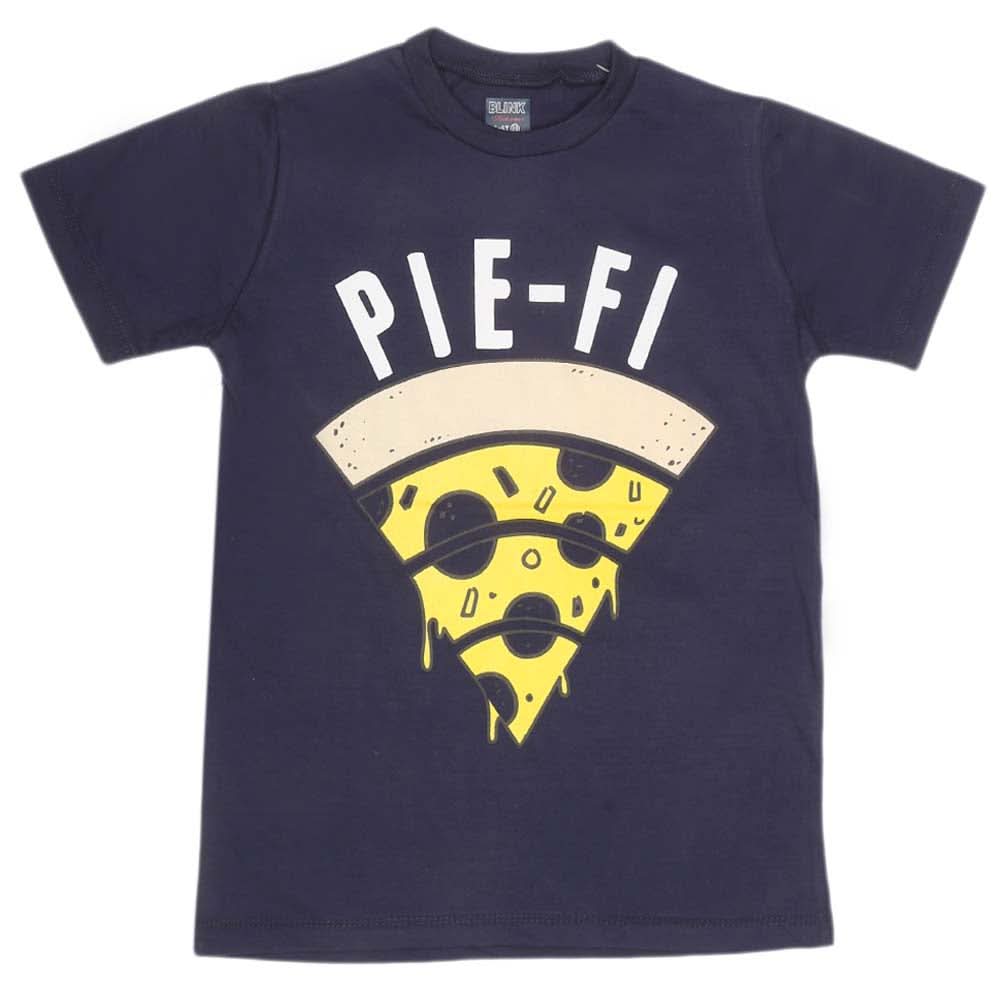 Boys Print T-Shirt - Navy Blue, Kids, Boys T-Shirts, Chase Value, Chase Value