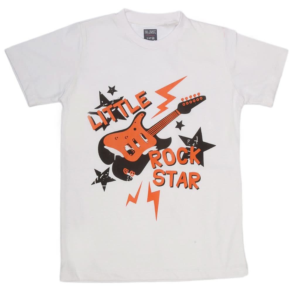 Boys Print T-Shirt - White, Kids, Boys T-Shirts, Chase Value, Chase Value
