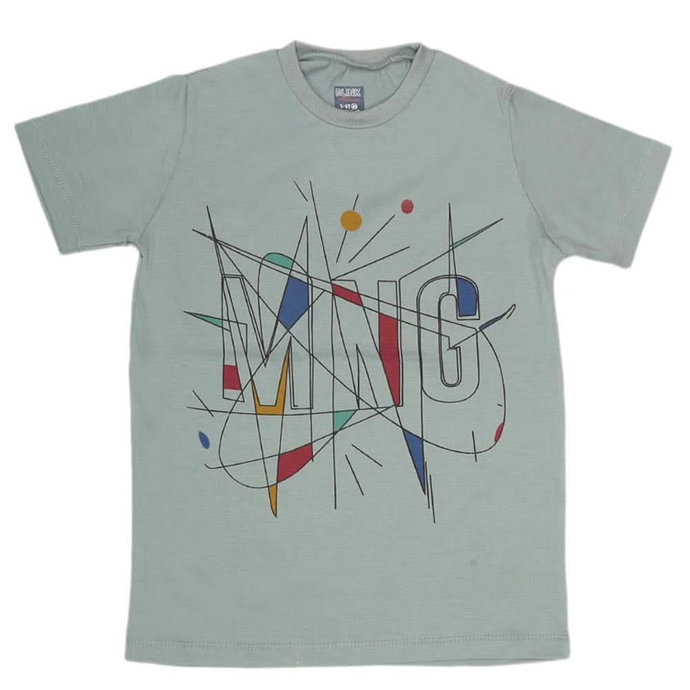 Boys Print T-Shirt - Grey, Kids, Boys T-Shirts, Chase Value, Chase Value