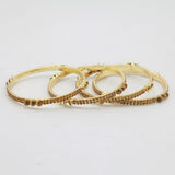 Women's Stone Bangle 4 Piece Set - Copper, Women, Bangles & Bracelets, Chase Value, Chase Value