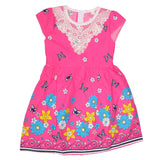 Girls Embroided Frock - Pink, Kids, Girls Frocks, Chase Value, Chase Value
