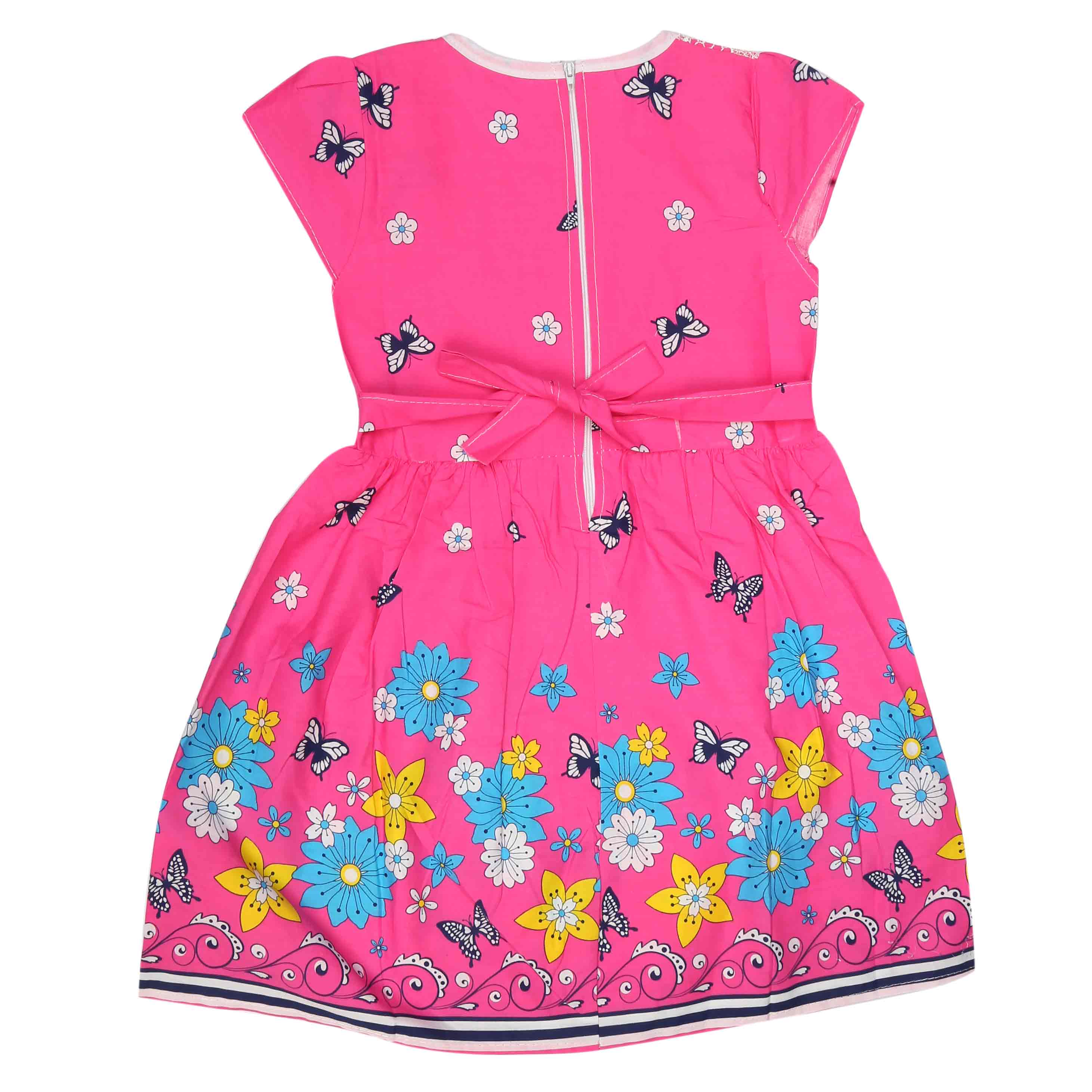 Girls Embroided Frock - Pink, Kids, Girls Frocks, Chase Value, Chase Value