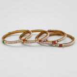 Women's Metal Bangles - Golden, Women, Bangles & Bracelets, Chase Value, Chase Value