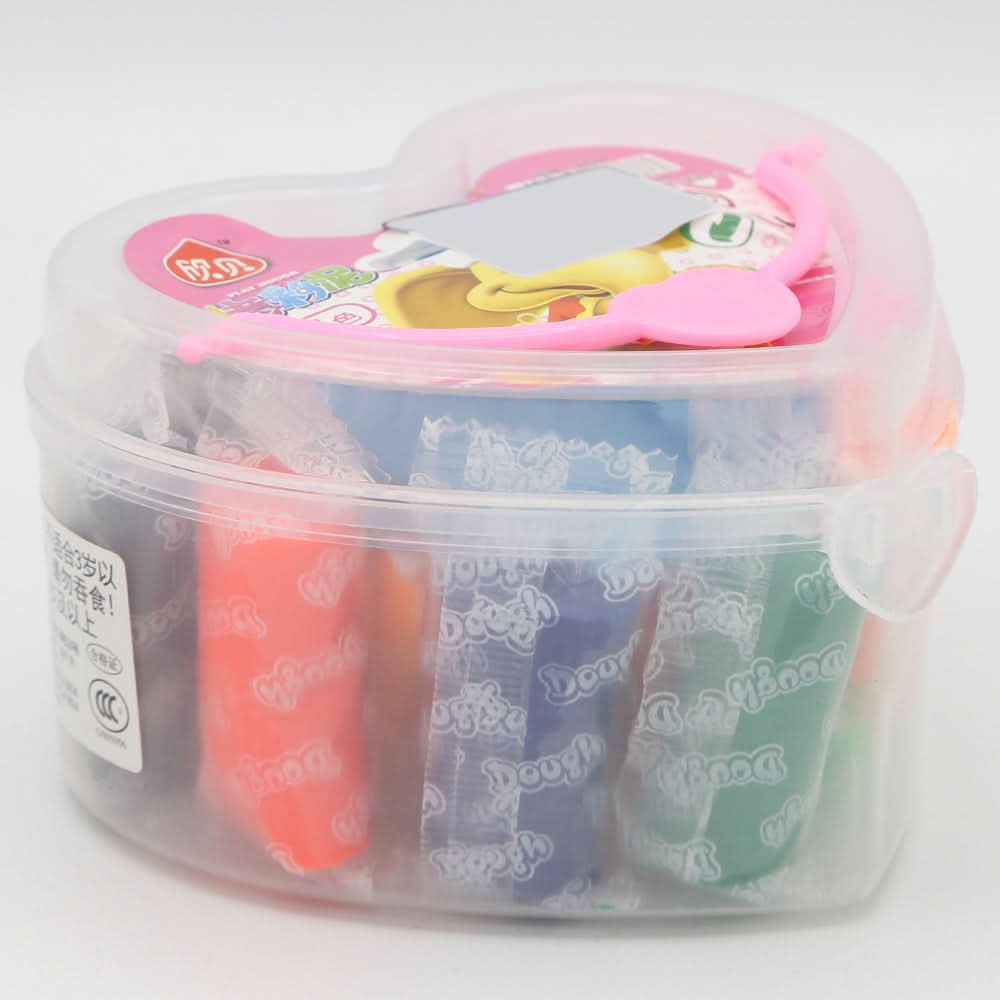 Clay 14 Color Heart Shape-Pink, Kids, Clay And Slime, Chase Value, Chase Value