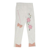 Girls Cotton Pant - White, Kids, Girls Pants And Capri, Chase Value, Chase Value