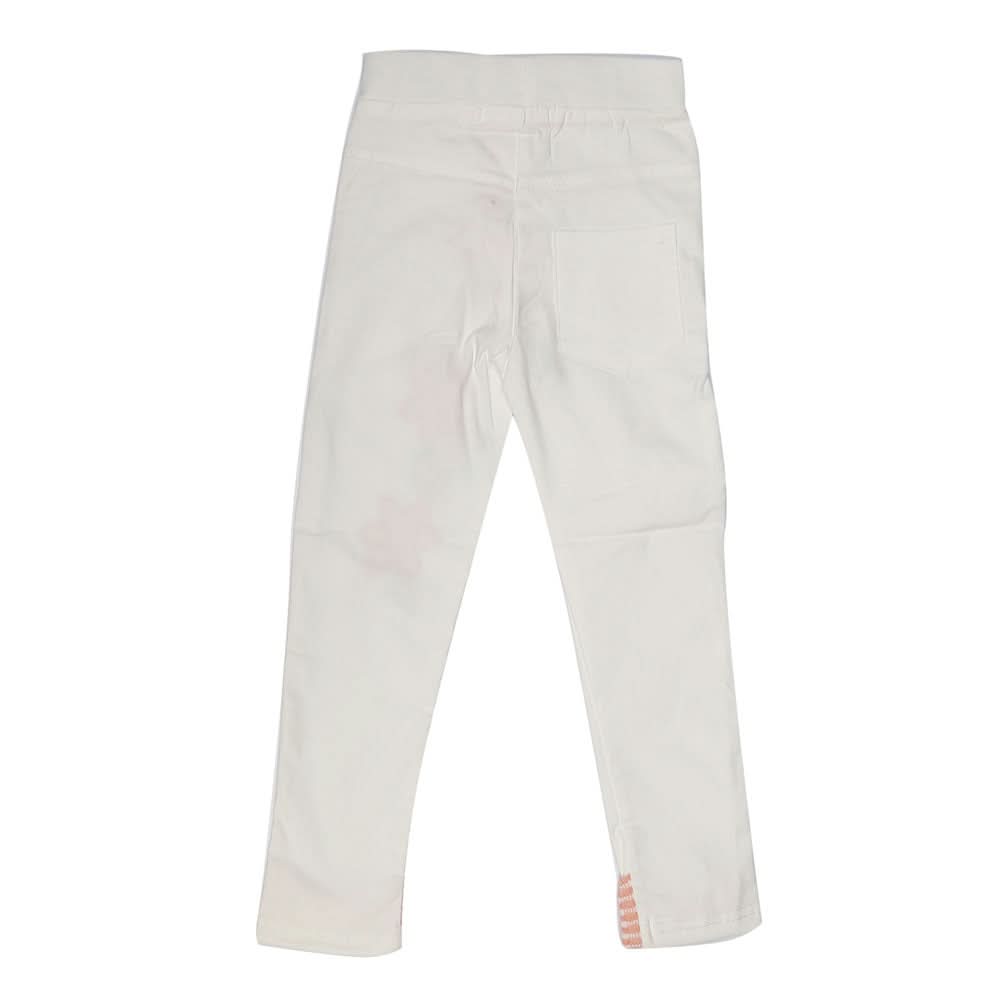 Girls Cotton Pant - White, Kids, Girls Pants And Capri, Chase Value, Chase Value