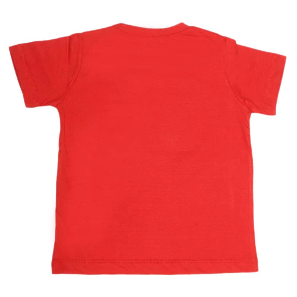 Boys Print T-Shirt - Red, Kids, Boys T-Shirts, Chase Value, Chase Value