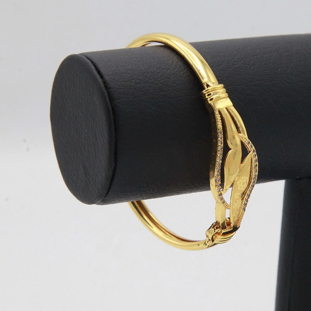 Women's Zircon Kara - Golden, Women, Bangles & Bracelets, Chase Value, Chase Value