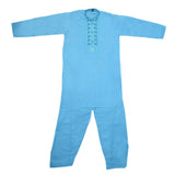 Boys Embroidered Kurta Shalwar Suit - Light Blue, Kids, Boys Shalwar Kameez, Chase Value, Chase Value