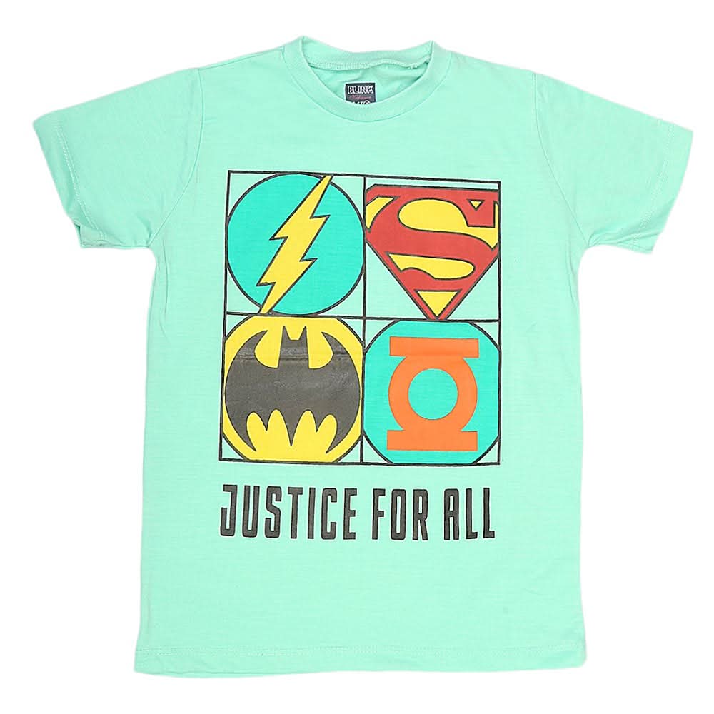 Boys Print T-Shirt - Sea Green, Kids, Boys T-Shirts, Chase Value, Chase Value