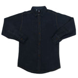 Boys Full Sleeves Casual Shirt - Denim Blue, Kids, Boys Shirts, Chase Value, Chase Value