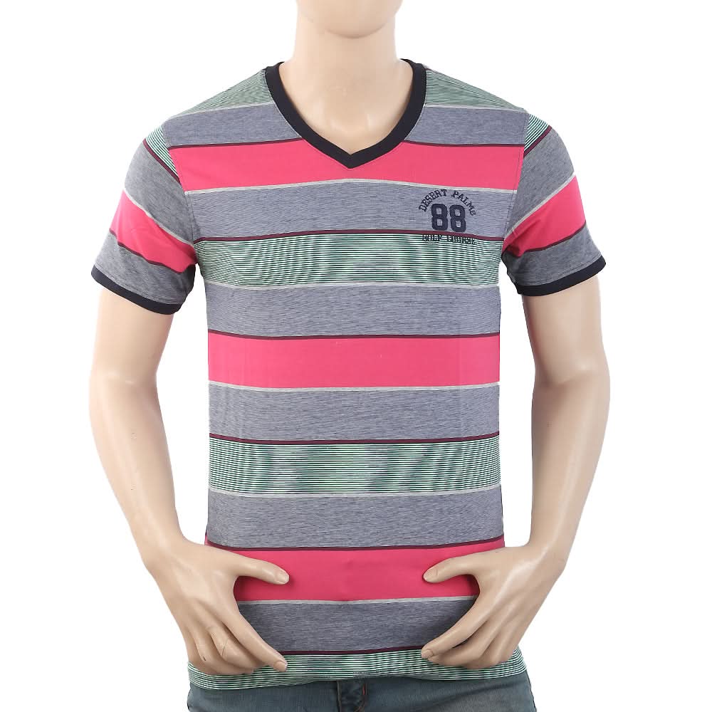 Men's Half Sleeves Placket T-Shirt - Multi, Men, T-Shirts And Polos, Chase Value, Chase Value