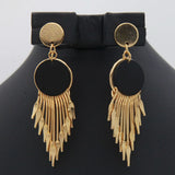 Women's Funky Earring - Golden, Women, Earrings & Tops, Chase Value, Chase Value
