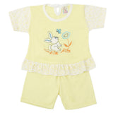 Newborn Girls Half Sleeves Suit - Lemon, Kids, Newborn Girls Sets And Suits, Chase Value, Chase Value
