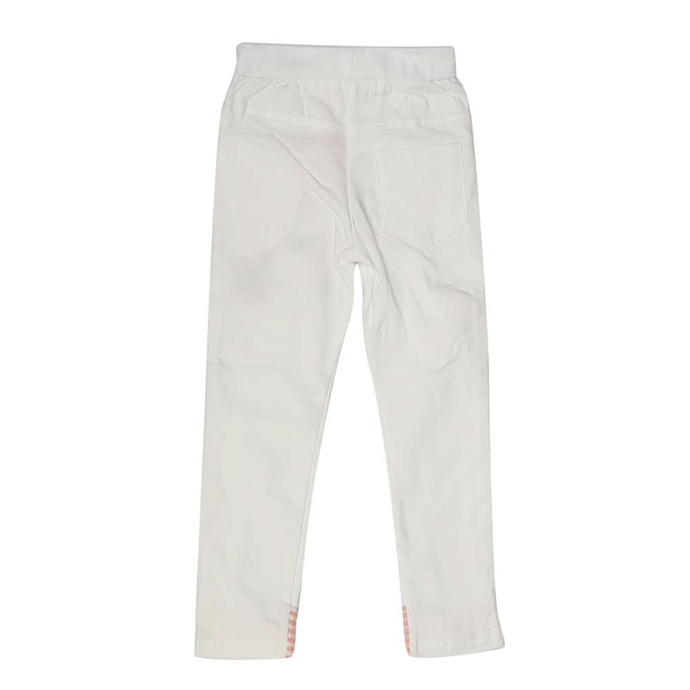 Girls Cotton Pant - White, Kids, Girls Pants And Capri, Chase Value, Chase Value