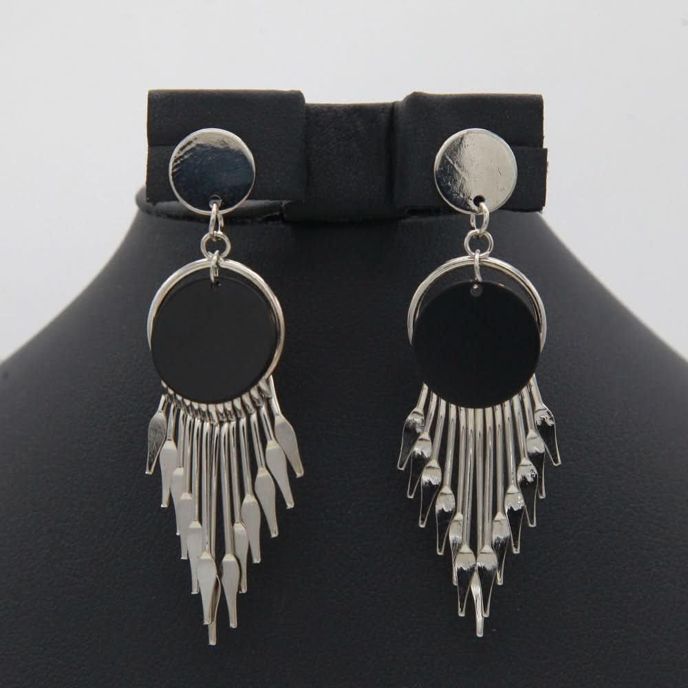 Women's Funky Earring - Silver, Women, Earrings & Tops, Chase Value, Chase Value