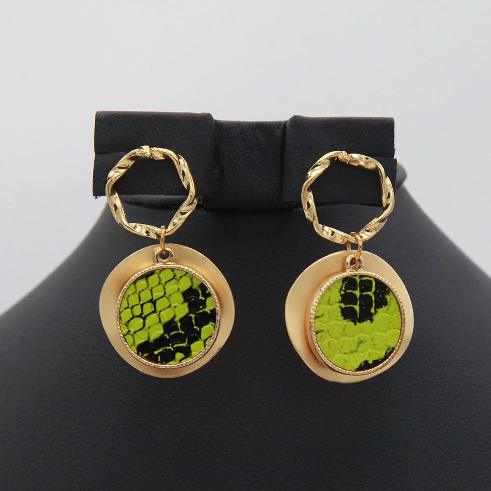 Women's Funky Earring - Green, Women, Earrings & Tops, Chase Value, Chase Value