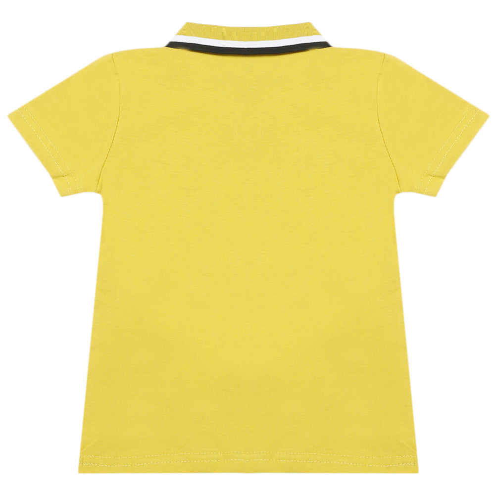 Boys Half Sleeves Polo T-Shirt - Green, Boys T-Shirts, Chase Value, Chase Value