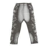 Girls Denim Print Tight - Black, Kids, Girls Pants And Capri, Chase Value, Chase Value
