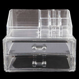 Acrylic Cosmetic Makeup Organizer Storage Box - White, Home & Lifestyle, Storage Boxes, Chase Value, Chase Value