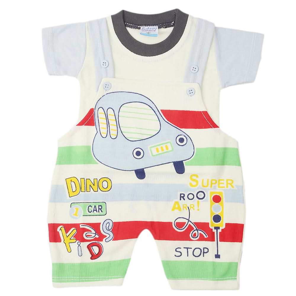 Newborn Boys Half Sleeves Romper - Blue, Kids, Newborn Boys Rompers, Chase Value, Chase Value