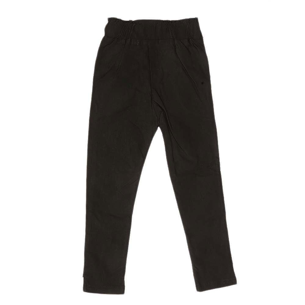 Girls Cotton Pant - Black, Kids, Girls Pants And Capri, Chase Value, Chase Value