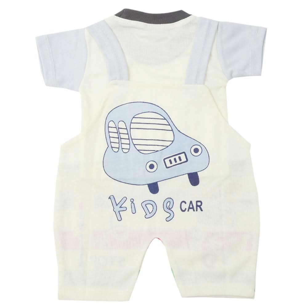 Newborn Boys Half Sleeves Romper - Blue, Kids, Newborn Boys Rompers, Chase Value, Chase Value