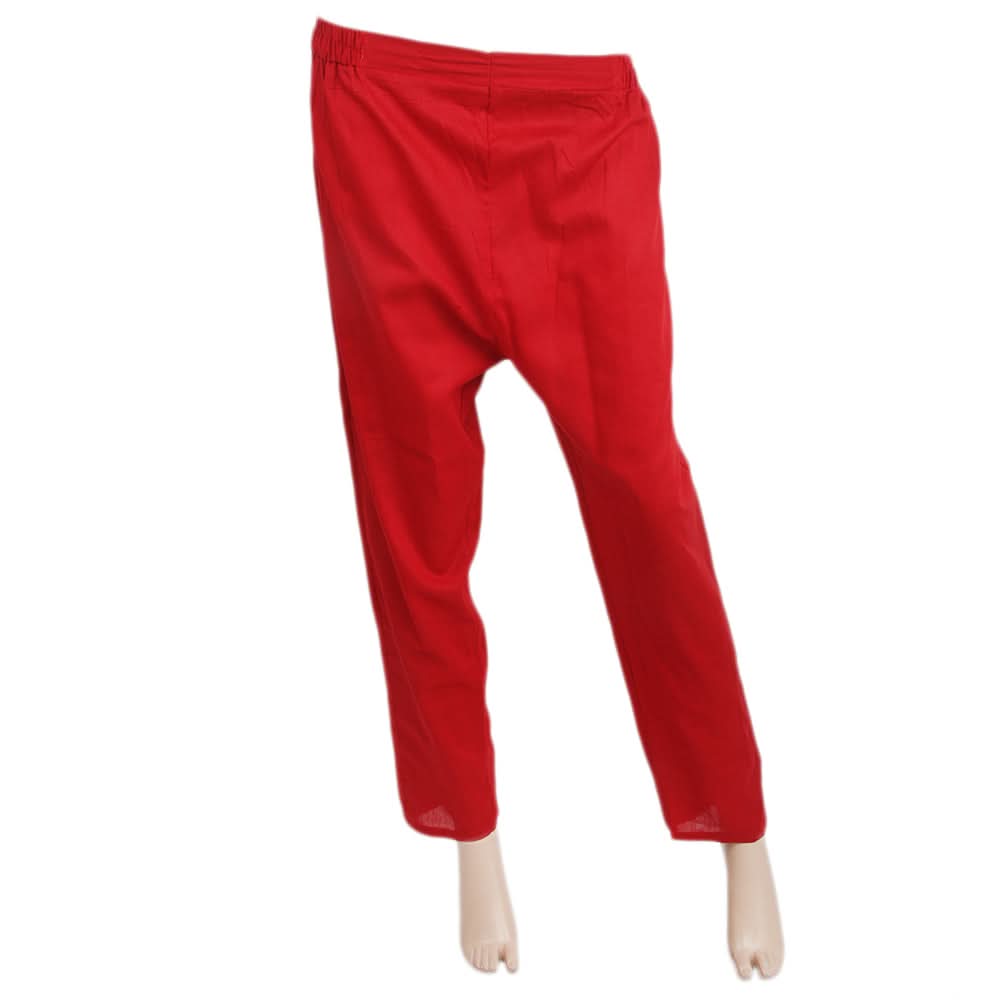 Women's Basic Trouser - Red, Women, Pants & Tights, Chase Value, Chase Value