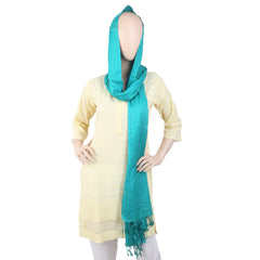 Women's Plain Stoler - Sea Green, Women, Shawls And Scarves, Chase Value, Chase Value