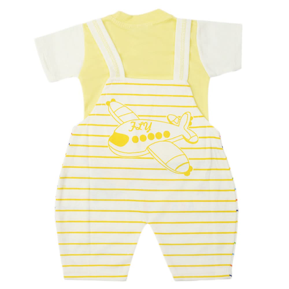 Newborn Boys Half Sleeves Romper - Yellow, Kids, Newborn Boys Rompers, Chase Value, Chase Value