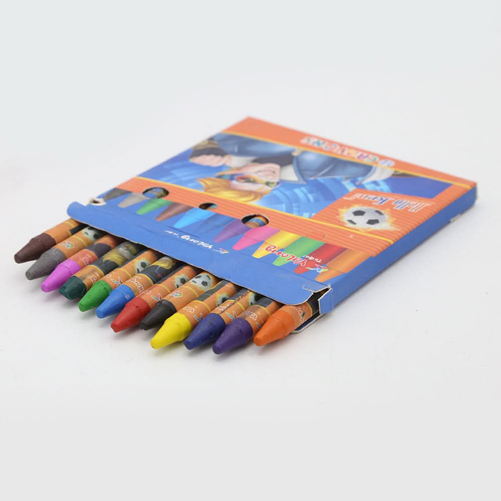 Crayons-Blue 12 Pcs, Kids, Pencil Boxes And Stationery Sets, Chase Value, Chase Value