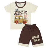 Boys Short Suit - Cream, Kids, Boys Sets And Suits, Chase Value, Chase Value