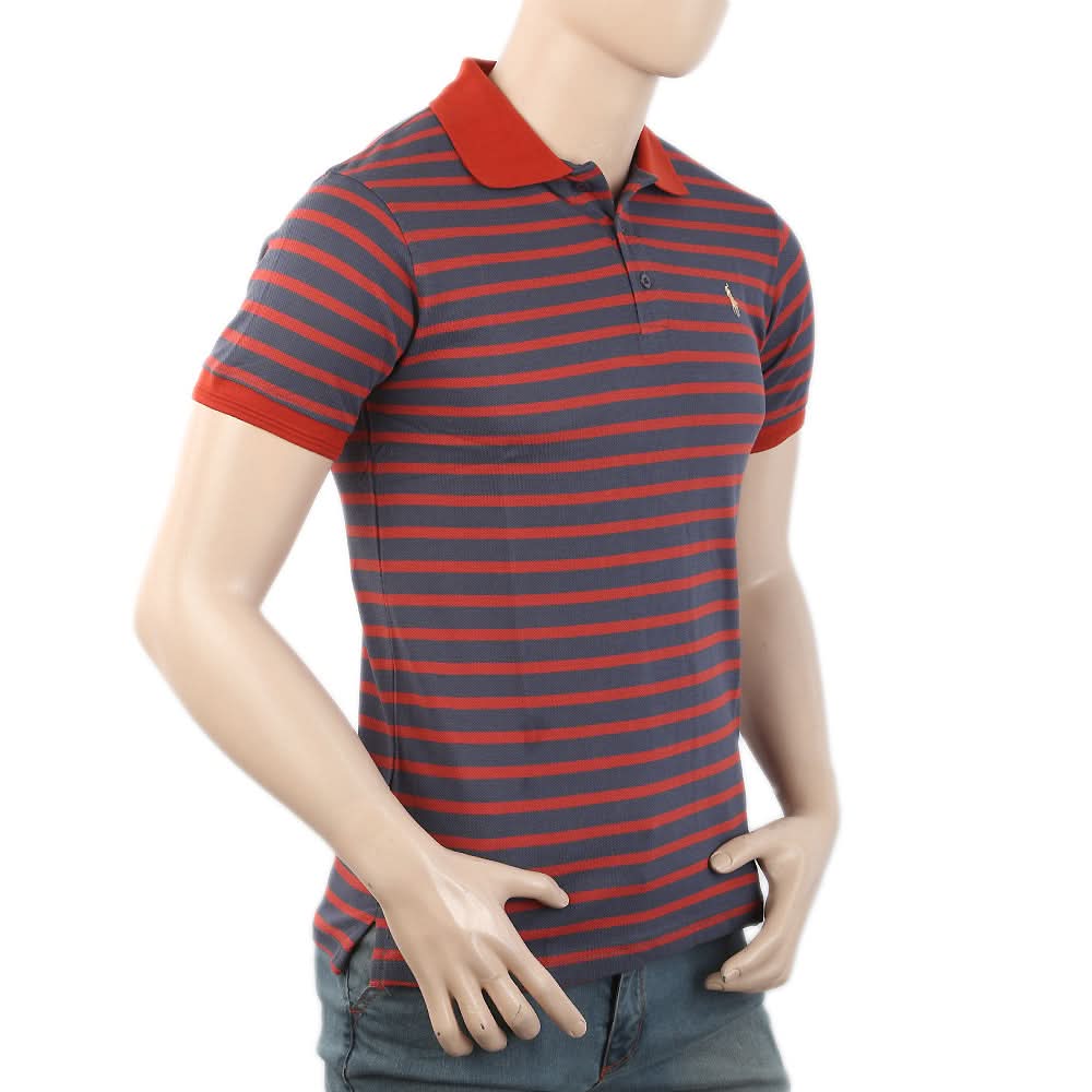 Men's Half Sleeves Polo T-Shirt - Grey, Men, T-Shirts And Polos, Chase Value, Chase Value