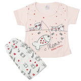 Newborn Girls Half Sleeves Suit - Peach, Kids, Newborn Girls Sets And Suits, Chase Value, Chase Value