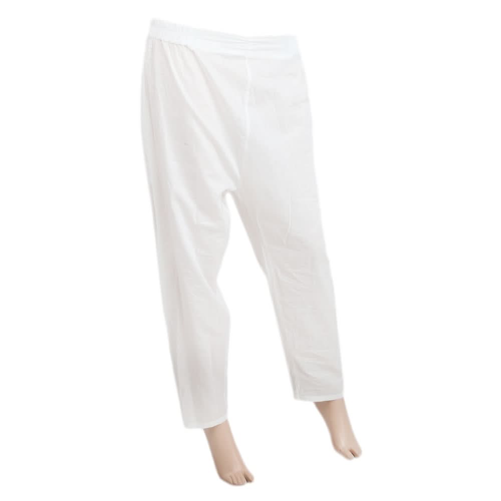 Women's Basic Trouser - White, Women, Pants & Tights, Chase Value, Chase Value