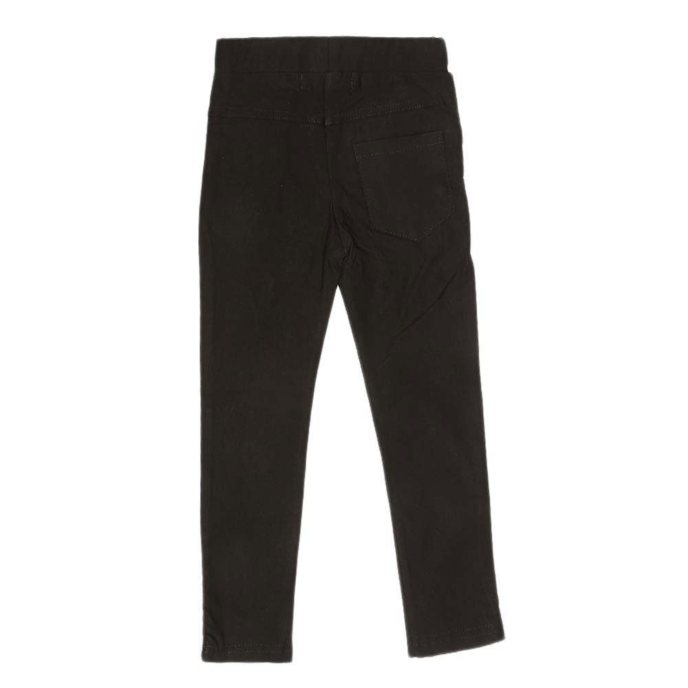 Girls Cotton Pant - Black, Kids, Girls Pants And Capri, Chase Value, Chase Value