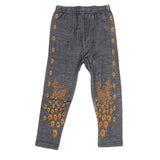 Girls Denim Print Tight - Blue, Kids, Girls Pants And Capri, Chase Value, Chase Value