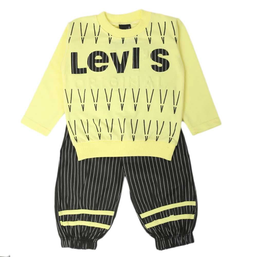 Boys Full Sleeves Suit - Lemon, Boys Sets & Suits, Chase Value, Chase Value
