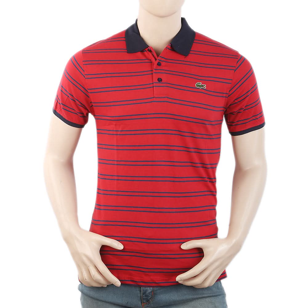 Men's Half Sleeves Polo T-Shirt - Red, Men, T-Shirts And Polos, Chase Value, Chase Value