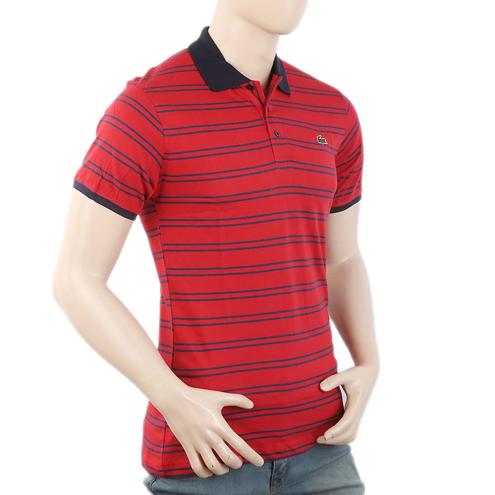 Men's Half Sleeves Polo T-Shirt - Red, Men, T-Shirts And Polos, Chase Value, Chase Value