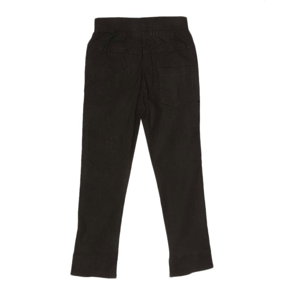 Girls Cotton Pant - Black, Kids, Girls Pants And Capri, Chase Value, Chase Value