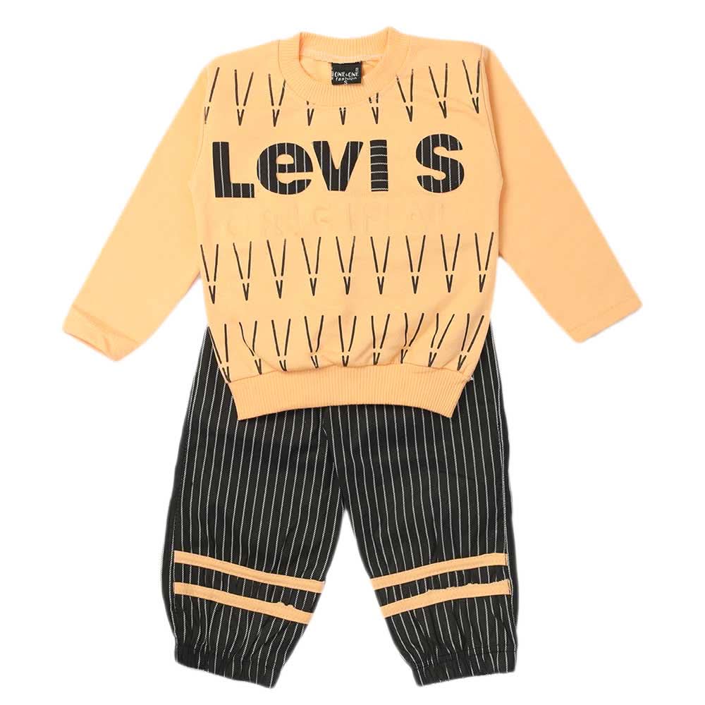 Boys Full Sleeves Suit - Peach, Boys Sets & Suits, Chase Value, Chase Value