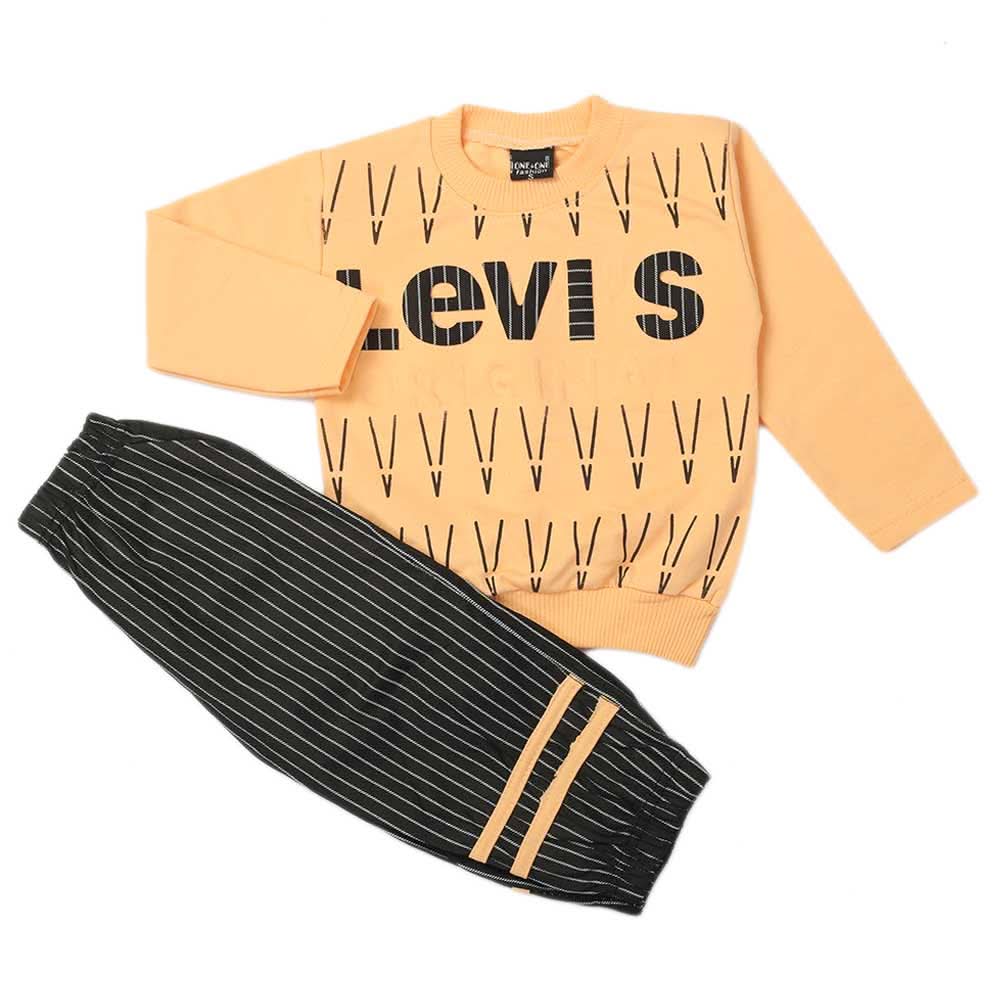 Boys Full Sleeves Suit - Peach, Boys Sets & Suits, Chase Value, Chase Value