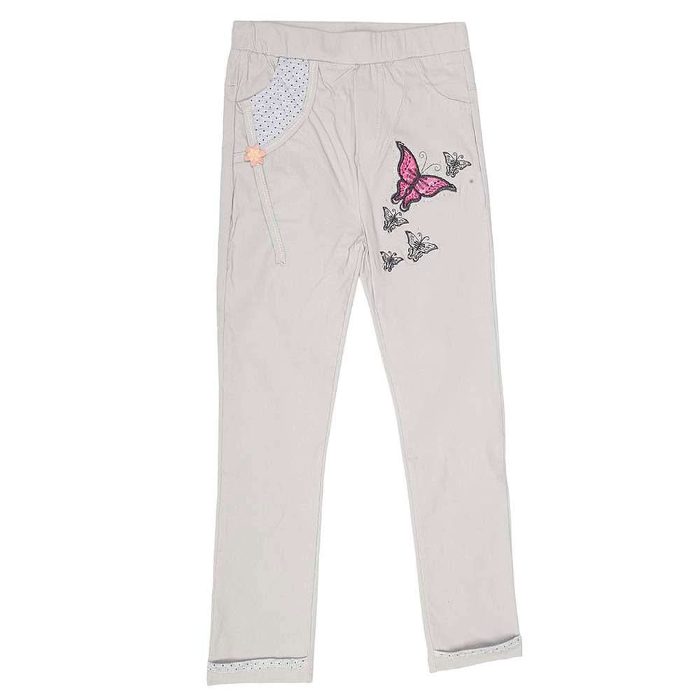 Girls Cotton Pant - Grey, Kids, Girls Pants And Capri, Chase Value, Chase Value