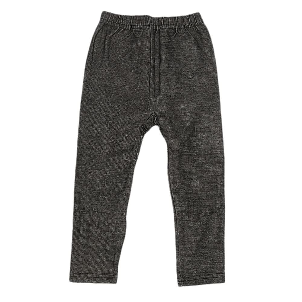 Girls Denim Print Tight - Black, Kids, Girls Pants And Capri, Chase Value, Chase Value