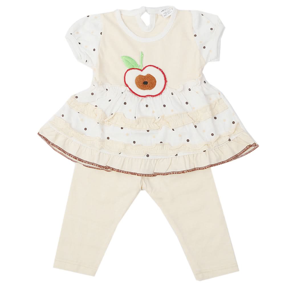 Newborn Girls Half Sleeves Suit - Fawn, Kids, Newborn Girls Sets And Suits, Chase Value, Chase Value