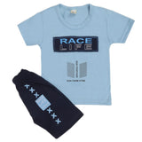 Boys Short Suit - Blue, Kids, Boys Sets And Suits, Chase Value, Chase Value